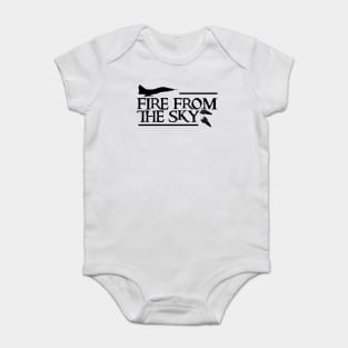 US Air Force Fire From The Sky T-Shirt Baby Bodysuit